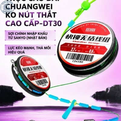 Trục Câu Đài Chuangwei Ko Nút Thắt Săn Hàng Cao Cấp-DT30