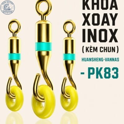 Set 100 Cái Khoá Xoay Inox Kèm Chun Huansheng-PK83