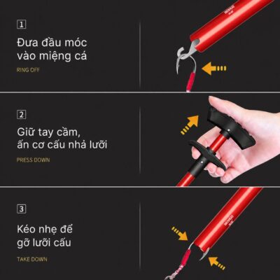 Dụng Cụ Gỡ Lưỡi Câu Lure Chữ T Chính Hãng Bennuo PK191