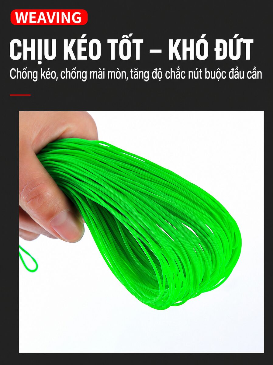 DÂY BUỘC ĐẦU CẦN MẬT ĐỘ CAO CHÍNH HÃNG HUANSHENG – PK188 DÂY BUỘC ĐẦU CẦN MẬT ĐỘ CAO CHÍNH HÃNG HUANSHENG – PK188