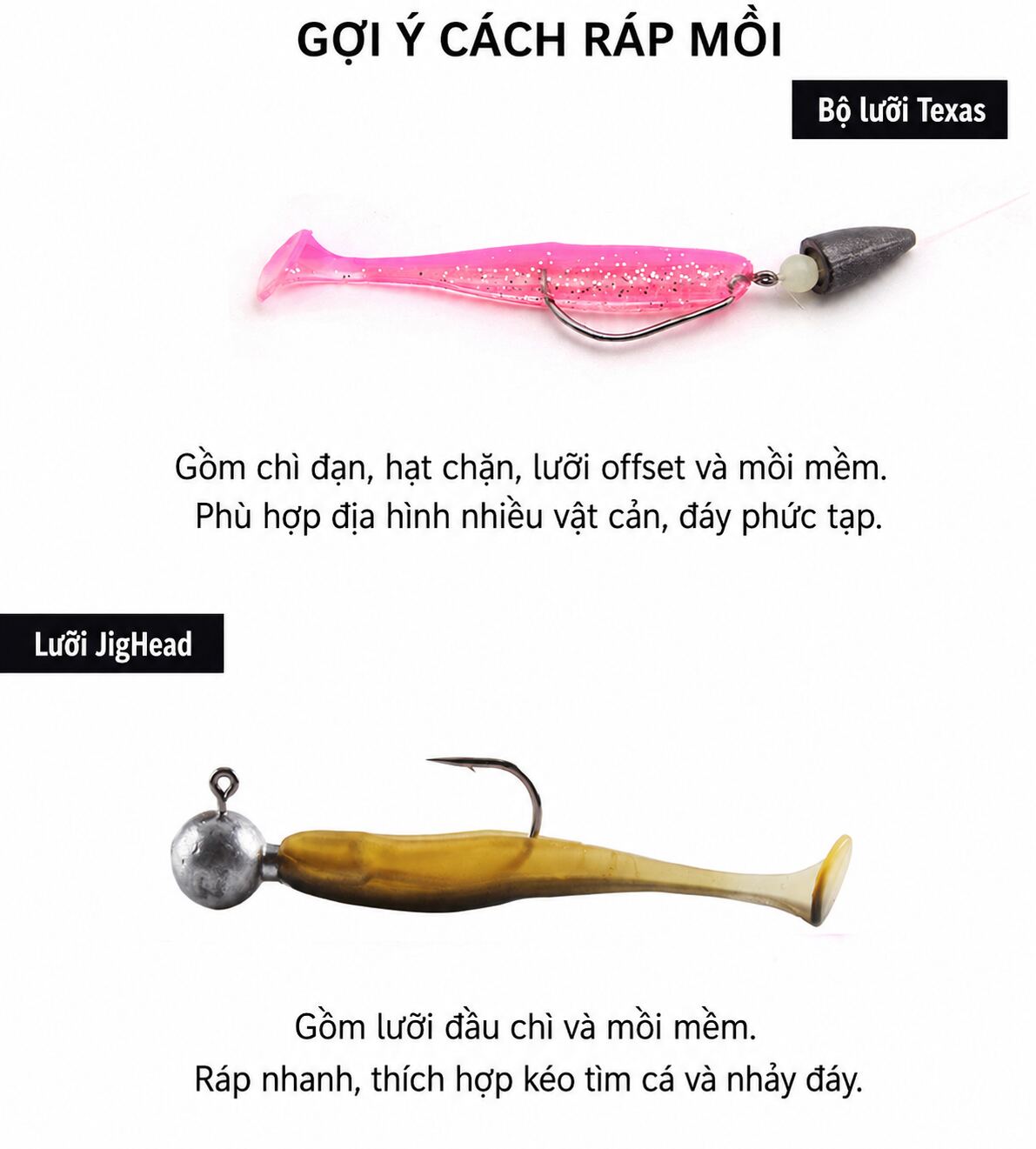 Set mồi mềm cá đuôi T AOHU chính hãng MO110 - ảnh 6
