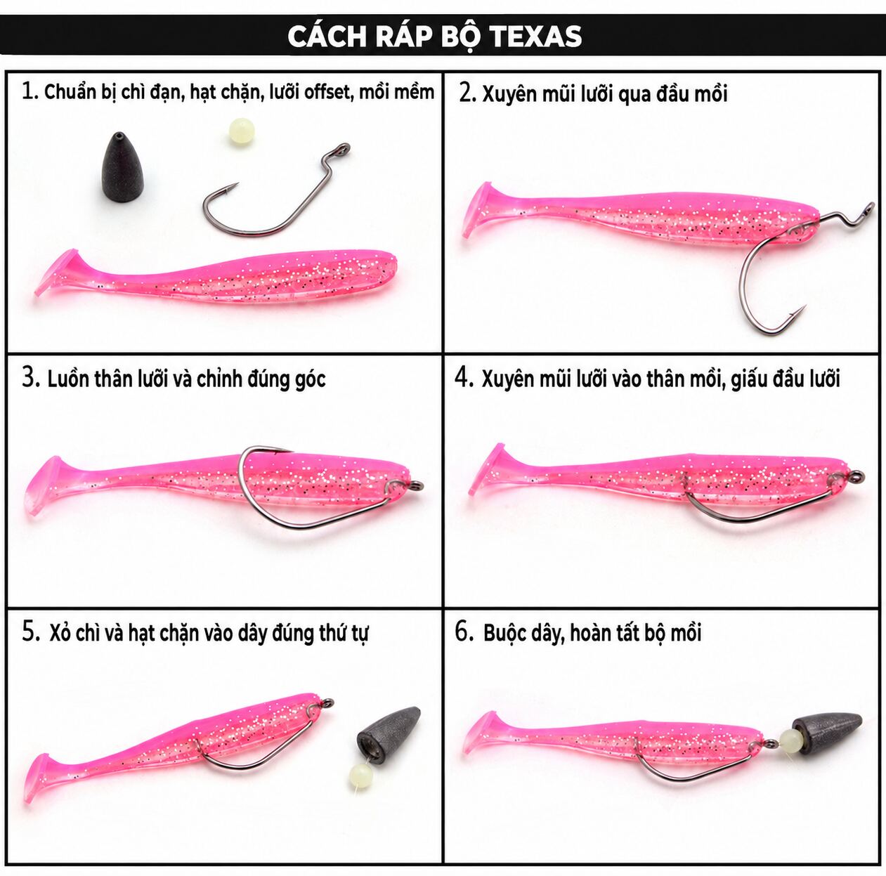 Set mồi mềm cá đuôi T AOHU chính hãng MO110 - ảnh 7