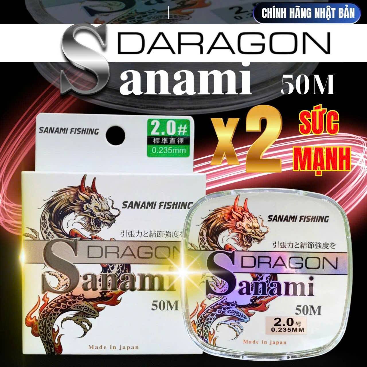 CƯỚC CÂU CÁ CAO CẤP DRAGON SANAMI CUỘN 50M – DC11