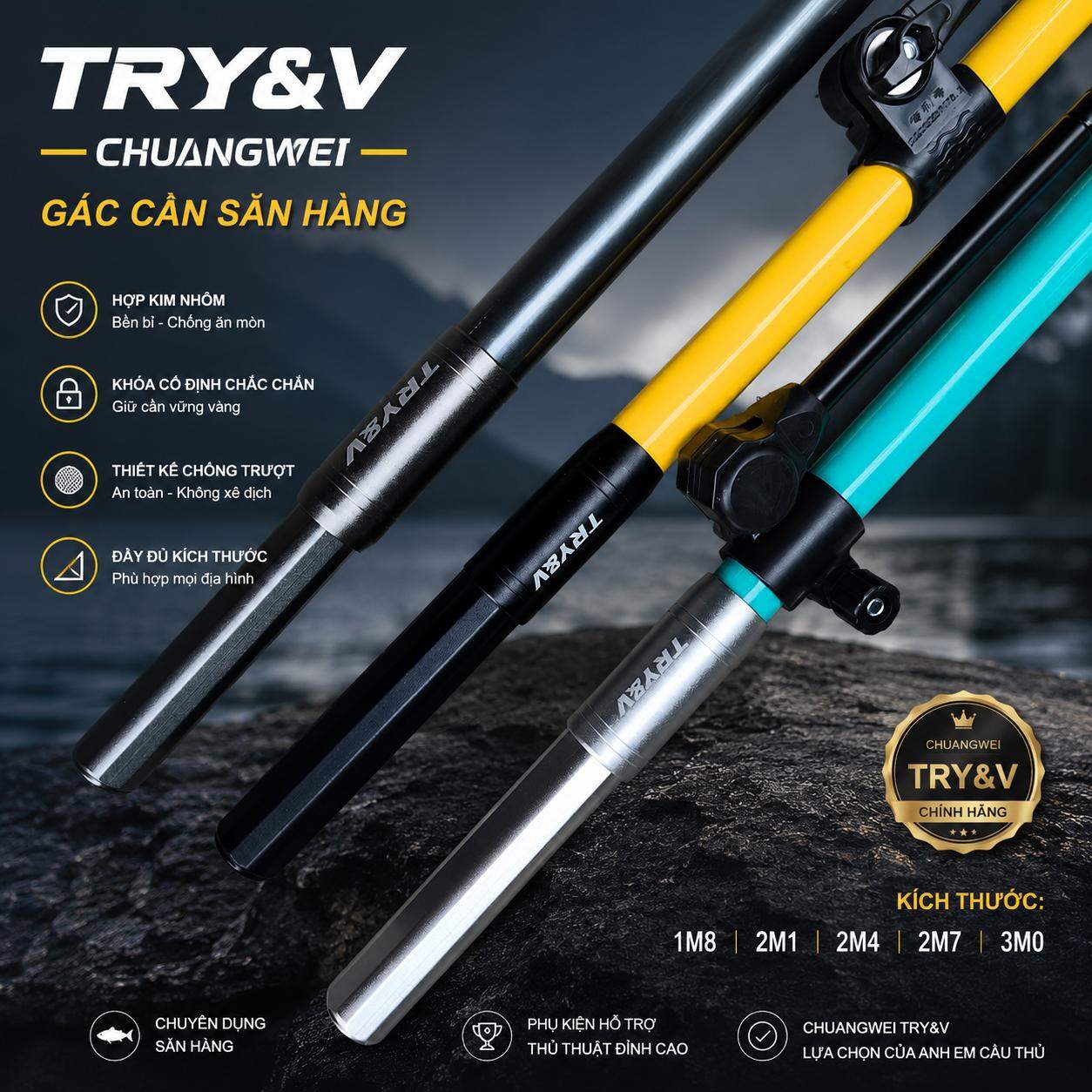 Đặc điểm gác cần săn hàng GK01