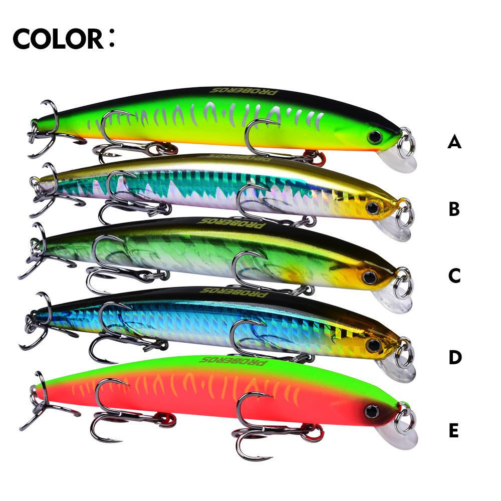Bảng màu A B C D E mồi Minnow PROBEROS MO127