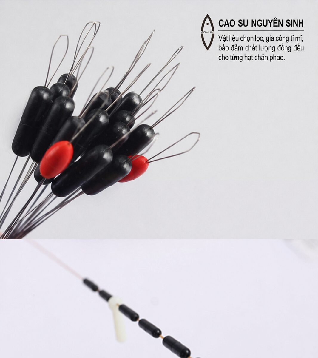 Set 10 vỉ hạt chặn phao AOHU chính hãng PK177 - ảnh 6