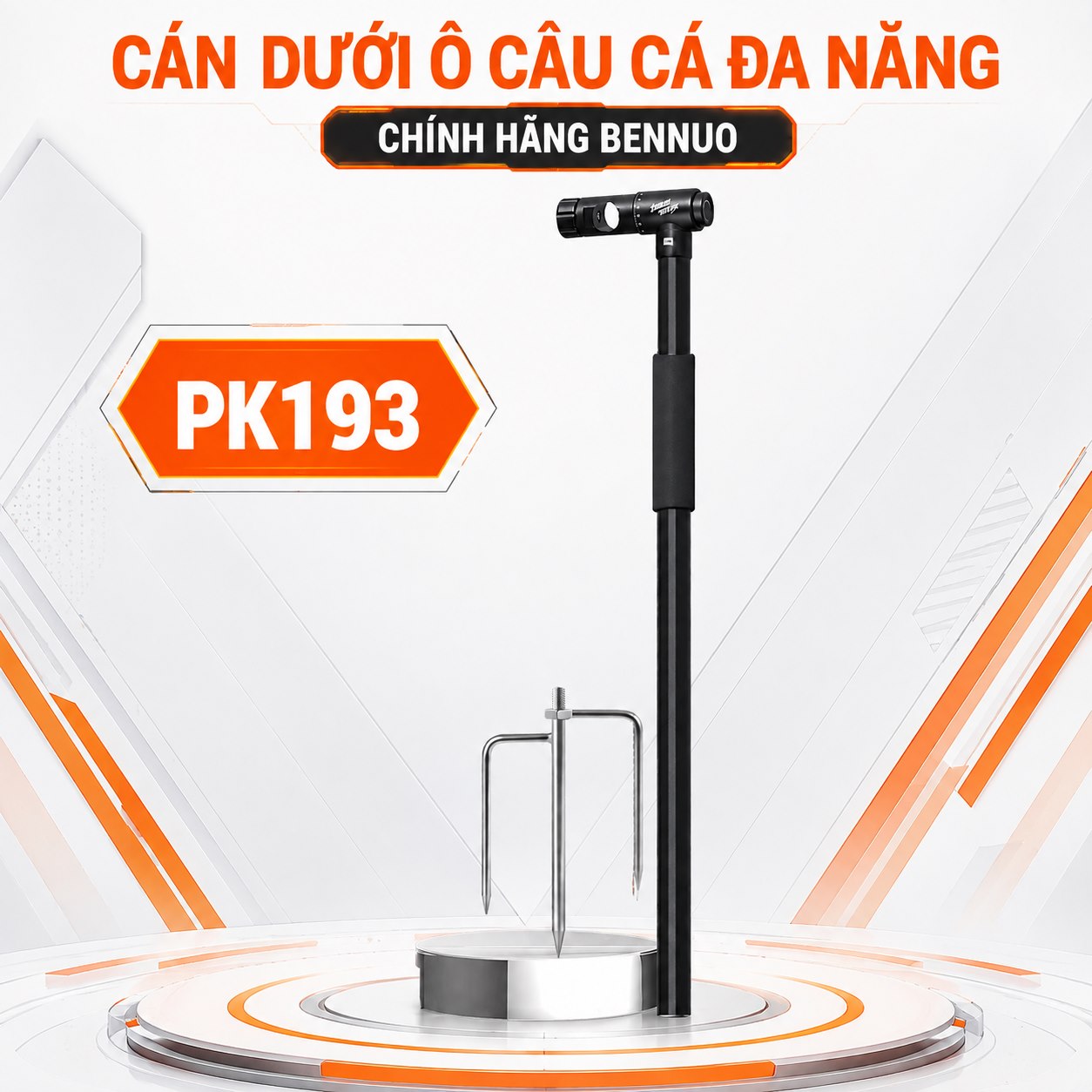 Cán Dưới Ô Câu Cá Đa Năng Chính Hãng Bennuo PK193 Cán Dưới Ô Câu Cá Đa Năng Chính Hãng Bennuo PK193