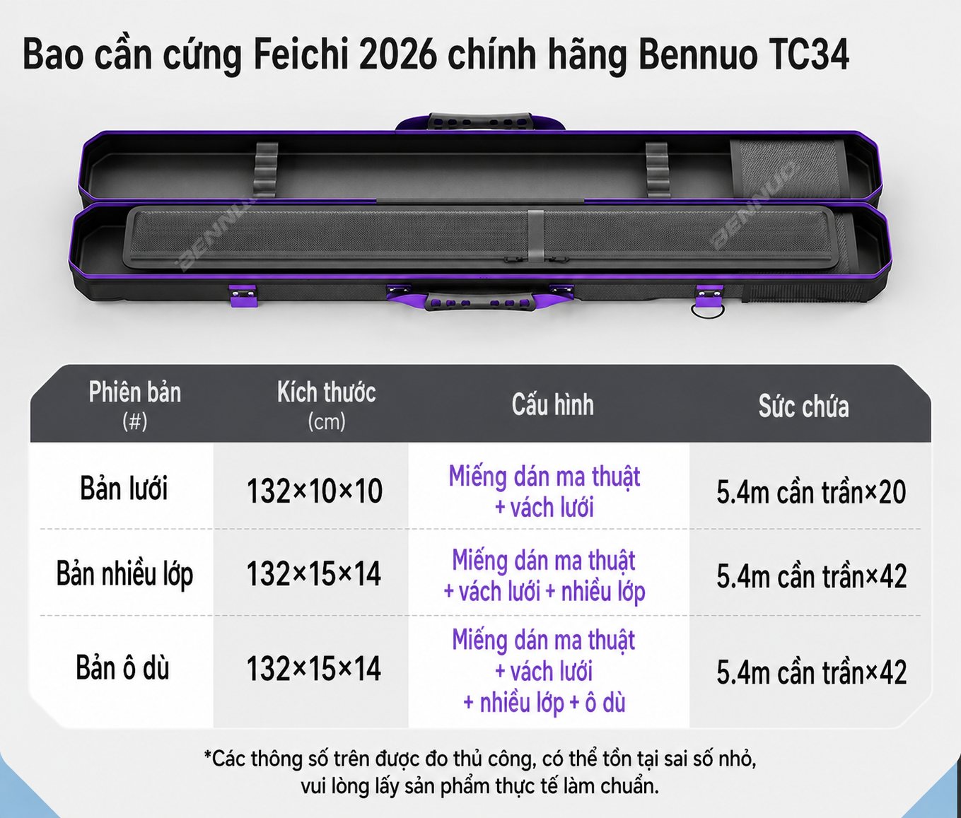 Bao cần cứng Chính Hãng Bennuo TC34 - ảnh 3
