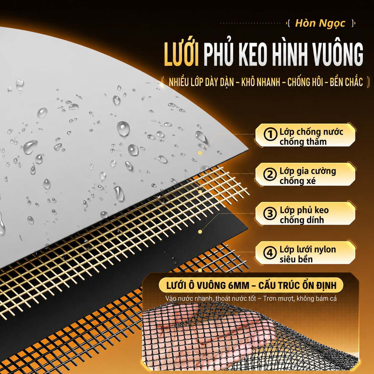 Rọng cá tròn Wanshi Chính Hãng Bennuo TC35 - ảnh 2