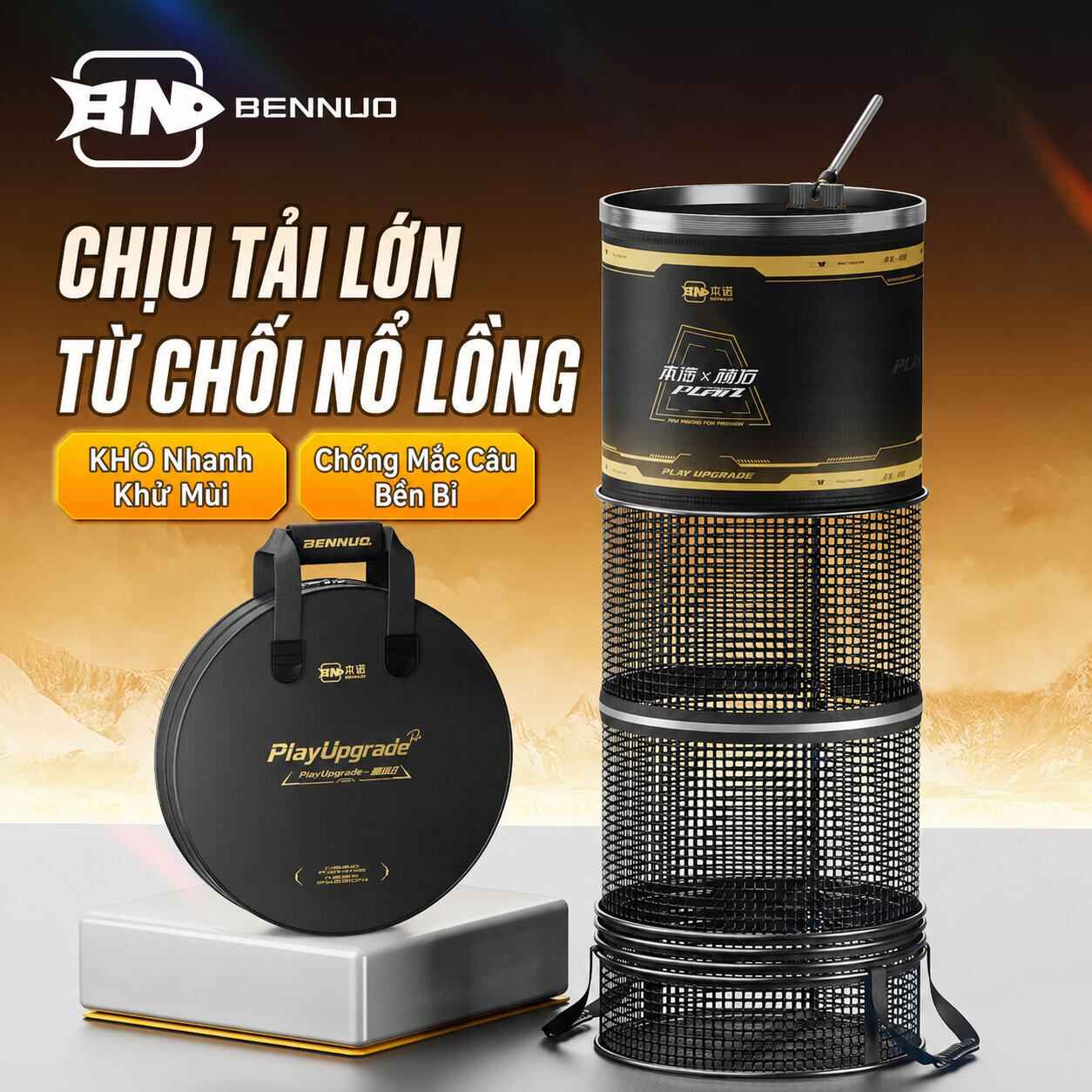 Rọng cá tròn Wanshi Chính Hãng Bennuo TC35 - ảnh 3