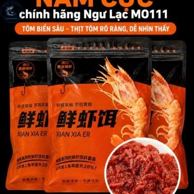 BỘ 3 GÓI MỒI TÔM TƯƠI TÔM NAM CỰC CHÍNH HÃNG NGƯ LẠC-MO111