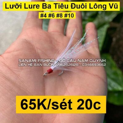 Sét 20 Lưỡi 3 Tiêu Đuôi Lông Vũ – LC53