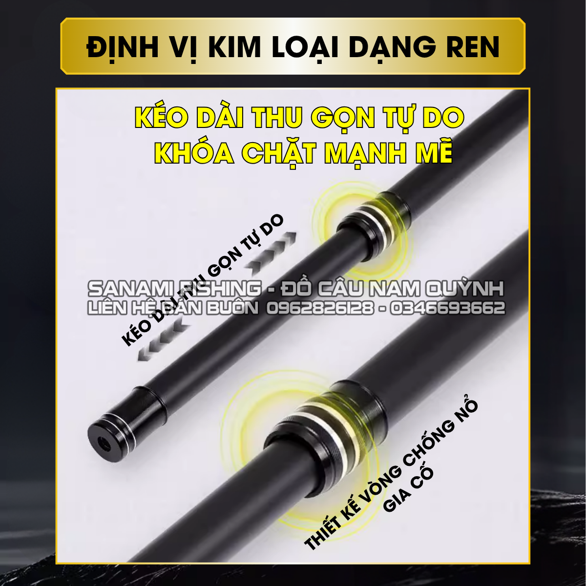 Cán + Gác Cacbon Ngọc Kim – PK66 Cán + Gác Cacbon Ngọc Kim – PK66