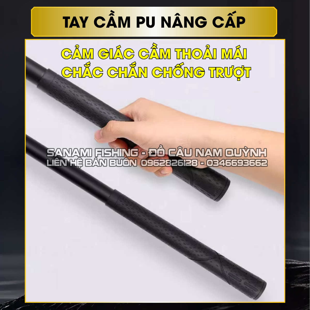 Cán + Gác Cacbon Ngọc Kim – PK66 Cán + Gác Cacbon Ngọc Kim – PK66