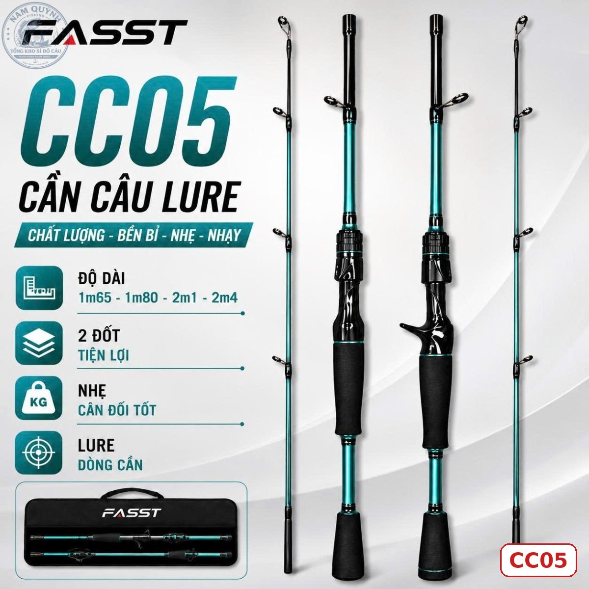 CẦN CÂU LURE FIASST CHÍNH HÃNG (Có bán ngọn thay thế) – CC05 CẦN CÂU LURE FIASST CHÍNH HÃNG (Có bán ngọn thay thế) – CC05