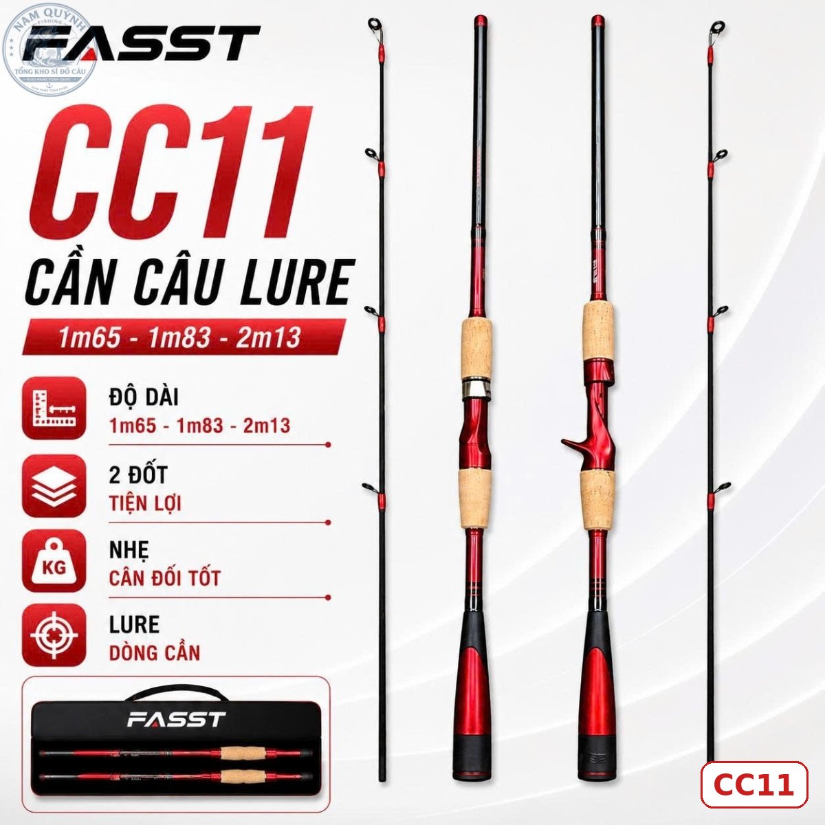 CẦN CÂU LURE FIASST CHÍNH HÃNG (Có bán ngọn thay thế) – CC11 CẦN CÂU LURE FIASST CHÍNH HÃNG (Có bán ngọn thay thế) – CC11