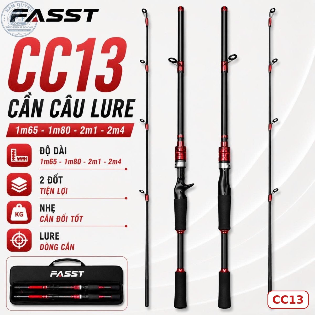 CẦN CÂU LURE FIASST CHÍNH HÃNG (Có bán ngọn thay thế) – CC13 CẦN CÂU LURE FIASST CHÍNH HÃNG (Có bán ngọn thay thế) – CC13