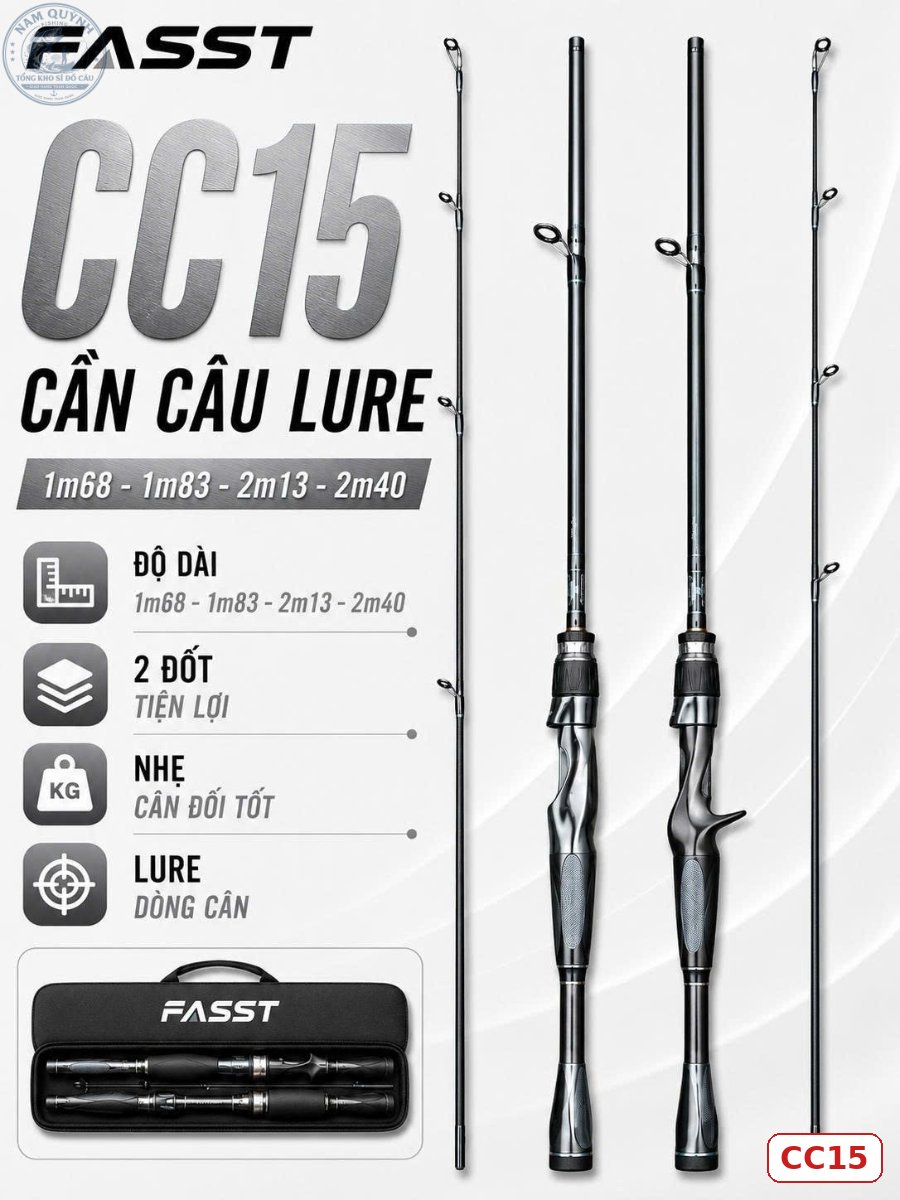 CẦN CÂU LURE FIASST CHÍNH HÃNG (Có bán ngọn thay thế) – CC15 CẦN CÂU LURE FIASST CHÍNH HÃNG (Có bán ngọn thay thế) – CC15