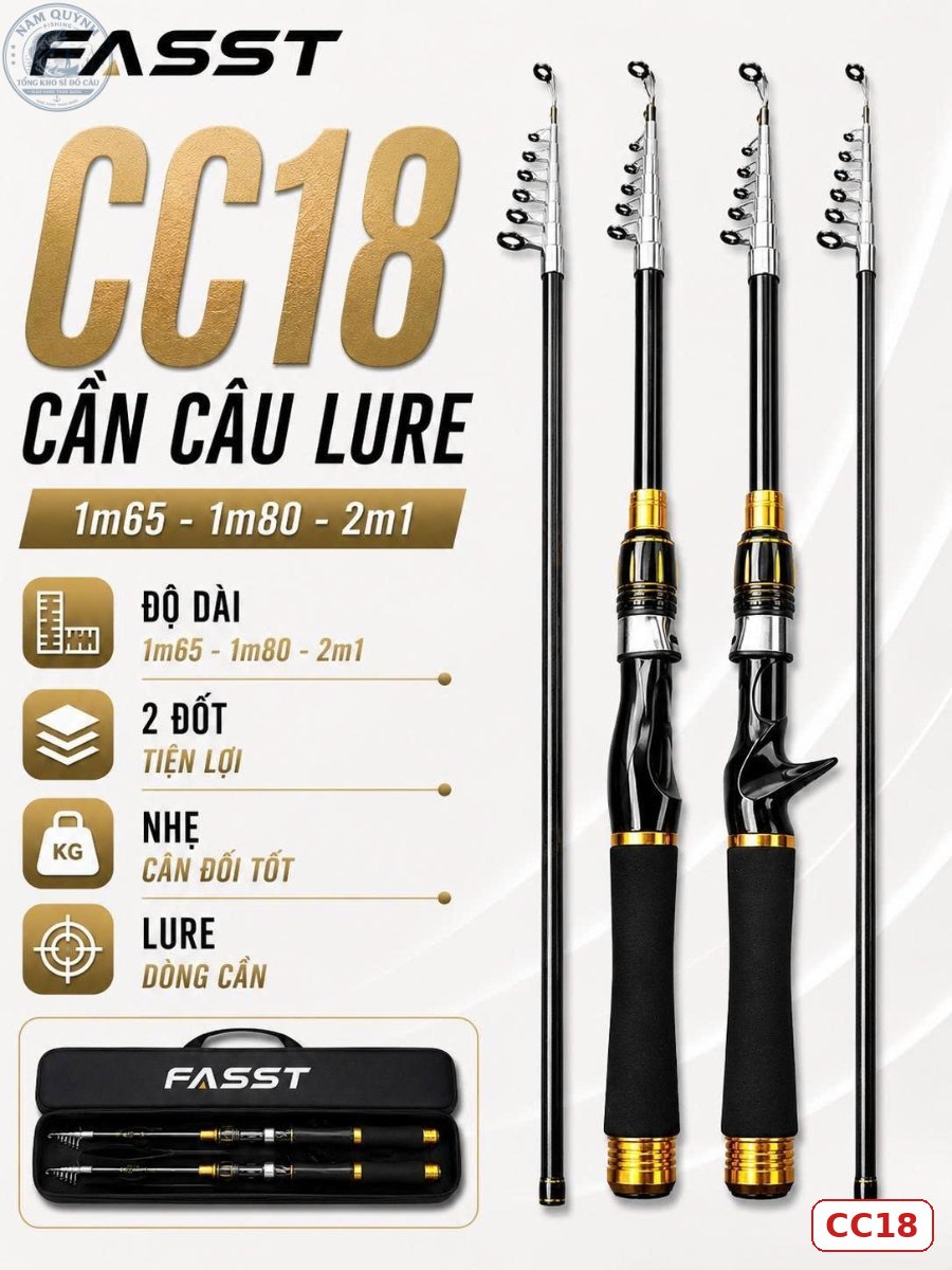 CẦN CÂU LURE FIASST CHÍNH HÃNG (Có bán ngọn thay thế) – CC18 CẦN CÂU LURE FIASST CHÍNH HÃNG (Có bán ngọn thay thế) – CC18