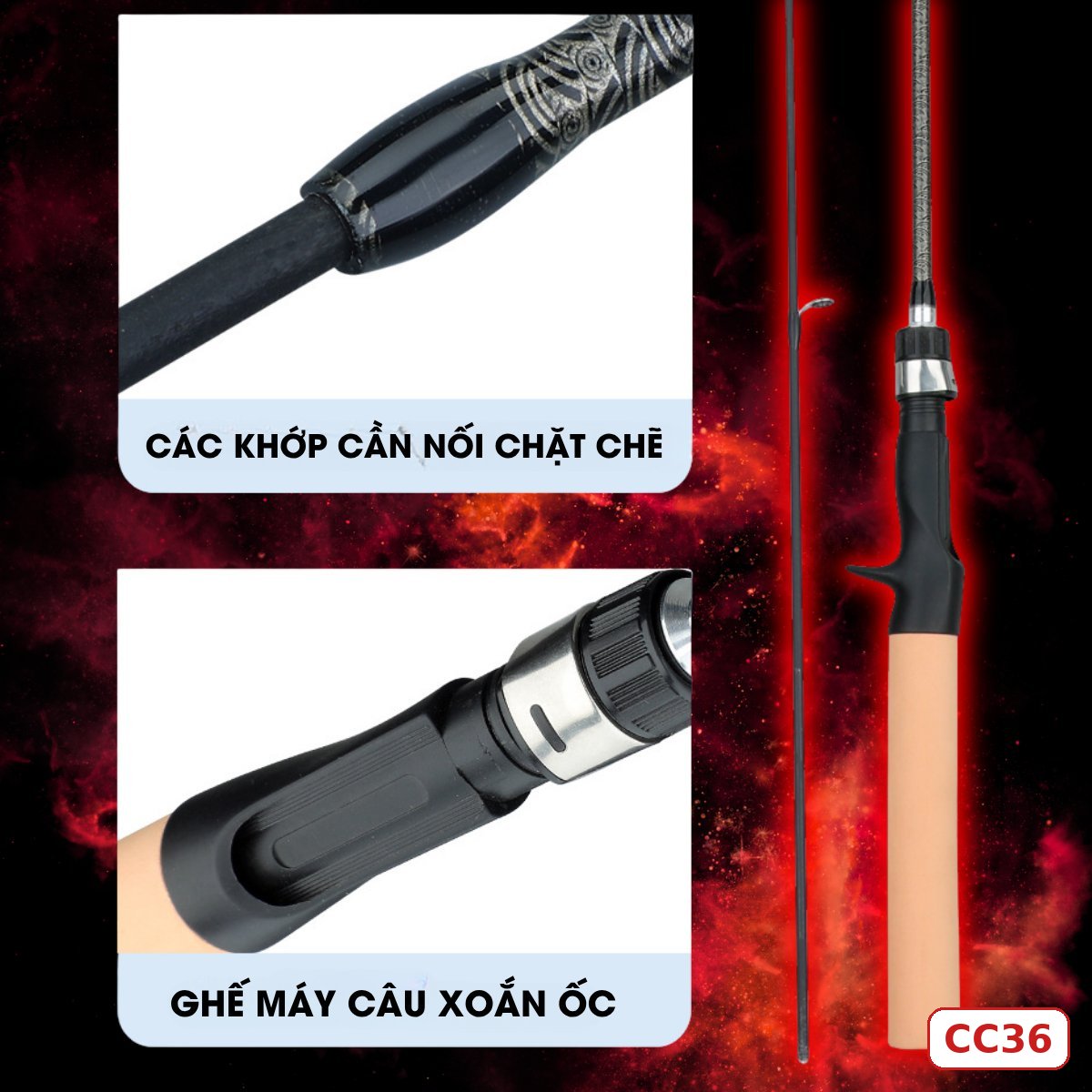 Cần UL Cán Gỗ Rẻ FIASST CC36