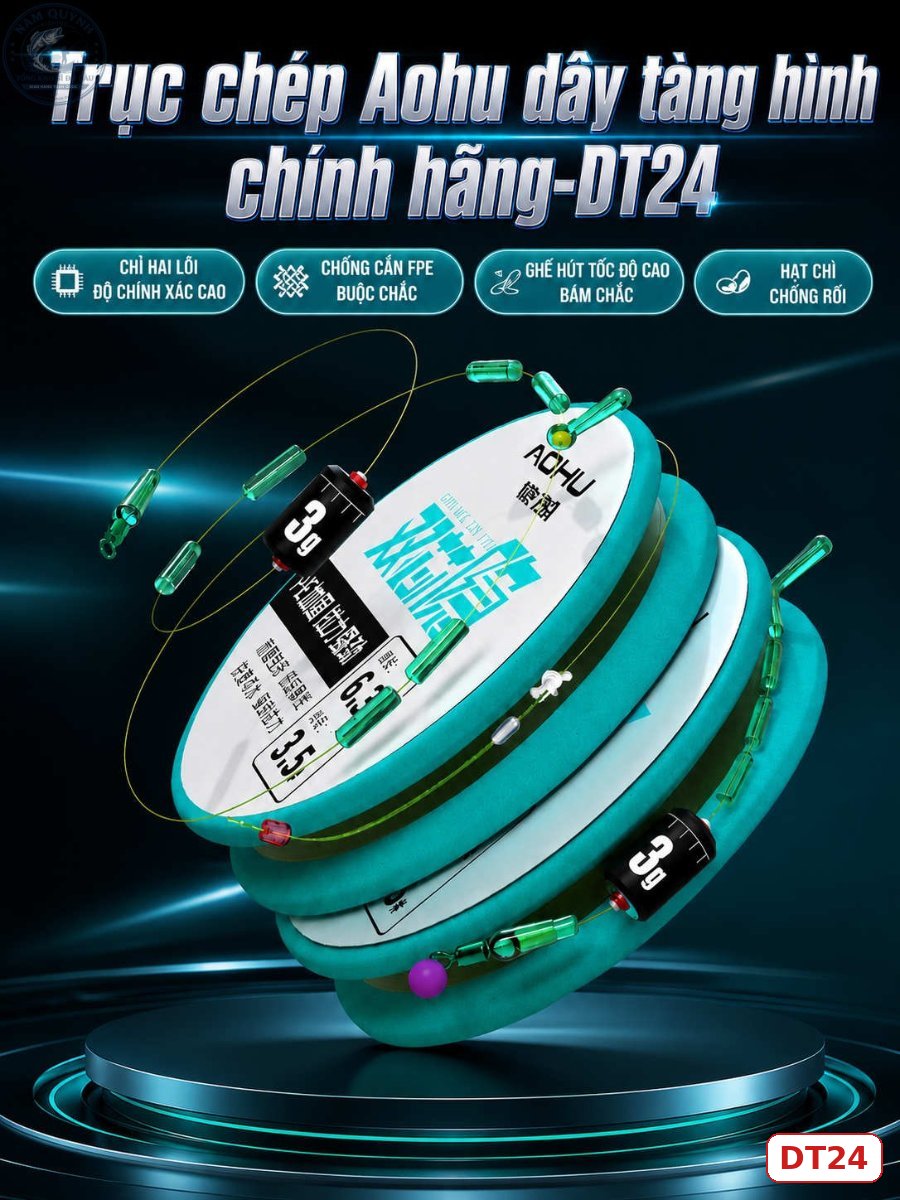 Dây Trục Chép Tàng Hình Aohu Chính Hãng-DT24 Dây Trục Chép Tàng Hình Aohu Chính Hãng-DT24