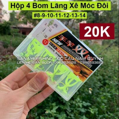 Hộp 4 Bom Lăng Xê Móc Đôi - LC37