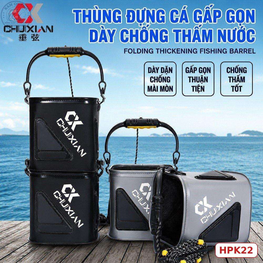 XÔ ĐỰNG CÁ, MÚC NƯỚC, ĐỰNG MỒI GẤP GỌN CHUIXIAN CHÍNH HÃNG-HPK22 XÔ ĐỰNG CÁ, MÚC NƯỚC, ĐỰNG MỒI GẤP GỌN CHUIXIAN CHÍNH HÃNG-HPK22