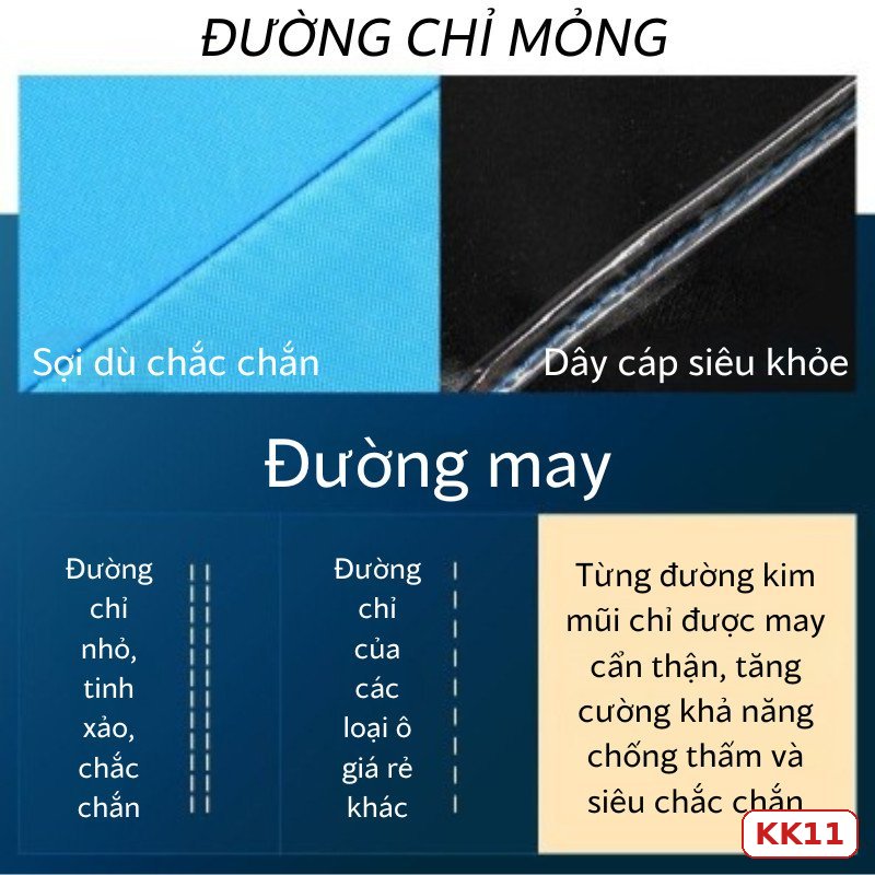 Ô 2 Tầng Màu Đen Cao Cấp - KK11 Ô 2 Tầng Màu Đen Cao Cấp - KK11