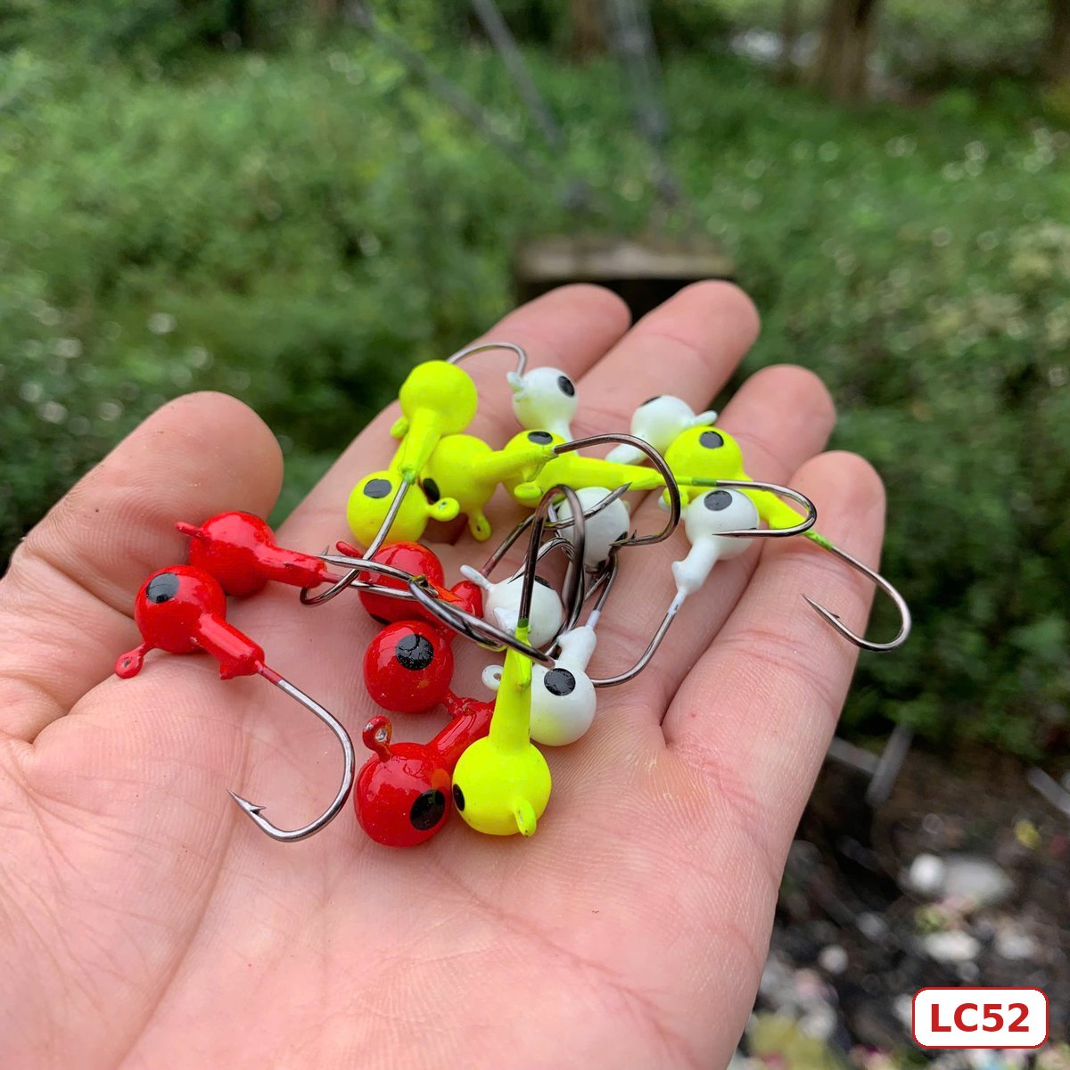 Lưỡi Jighead mắt tròn màu 3,5g LC52 Lưỡi Jighead mắt tròn màu 3,5g LC52