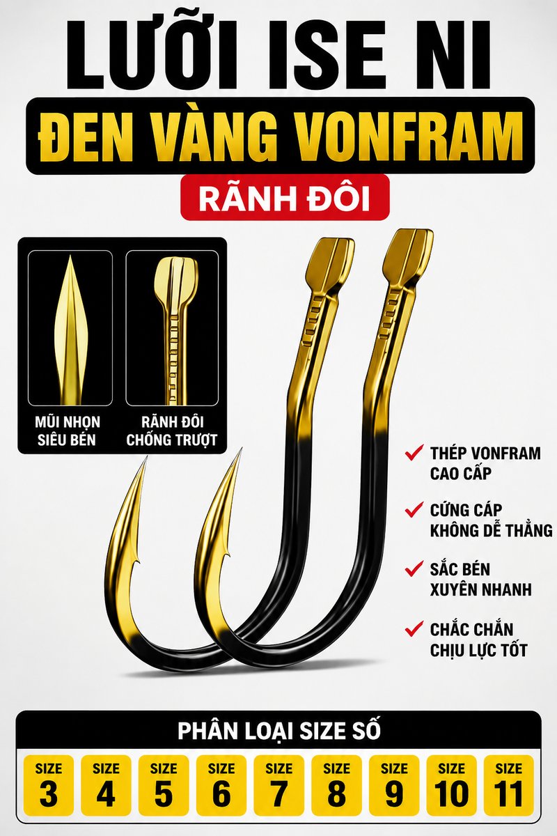 Lưỡi câu lục đồng LC59