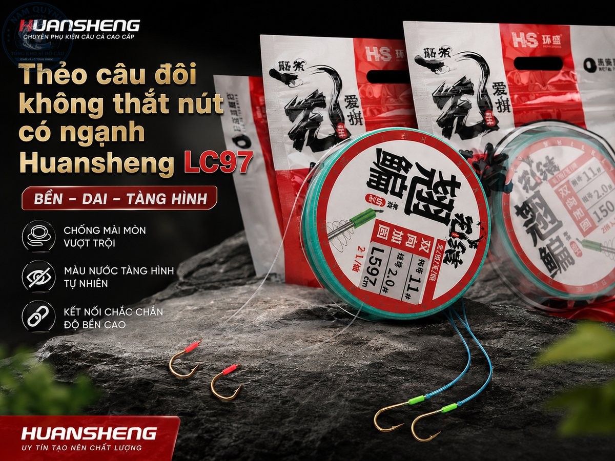 Vỉ 30 Chiếc Lưỡi Câu Carbon Steel Huansheng Chính Hãng – LC92 Vỉ 30 Chiếc Lưỡi Câu Carbon Steel Huansheng Chính Hãng – LC92