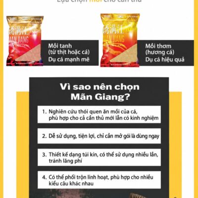 Mồi Câu Tổng Hợp Hương Cá Chính Hãng Chuangwei Try&V – MO102