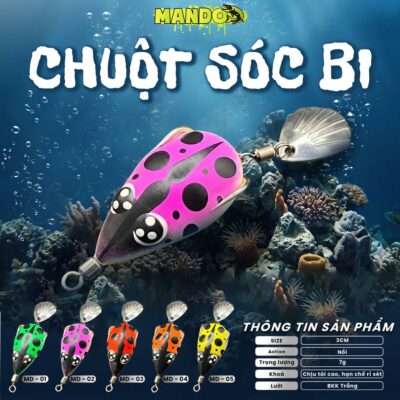 Nhái Hơi Mando Chuột Sóc Bi Chính Hãng – MO125