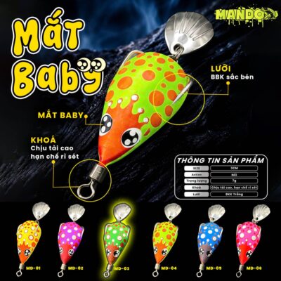 Nhái Hơi Mando Mắt Baby Chính Hãng – MO145