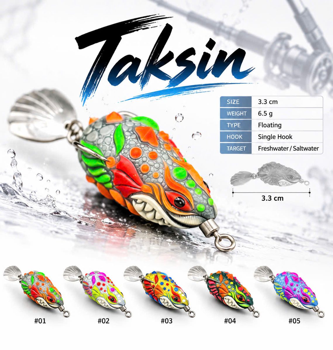 Nhái Hơi Mando Taksin Chính Hãng – MO153 Nhái Hơi Mando Taksin Chính Hãng – MO153