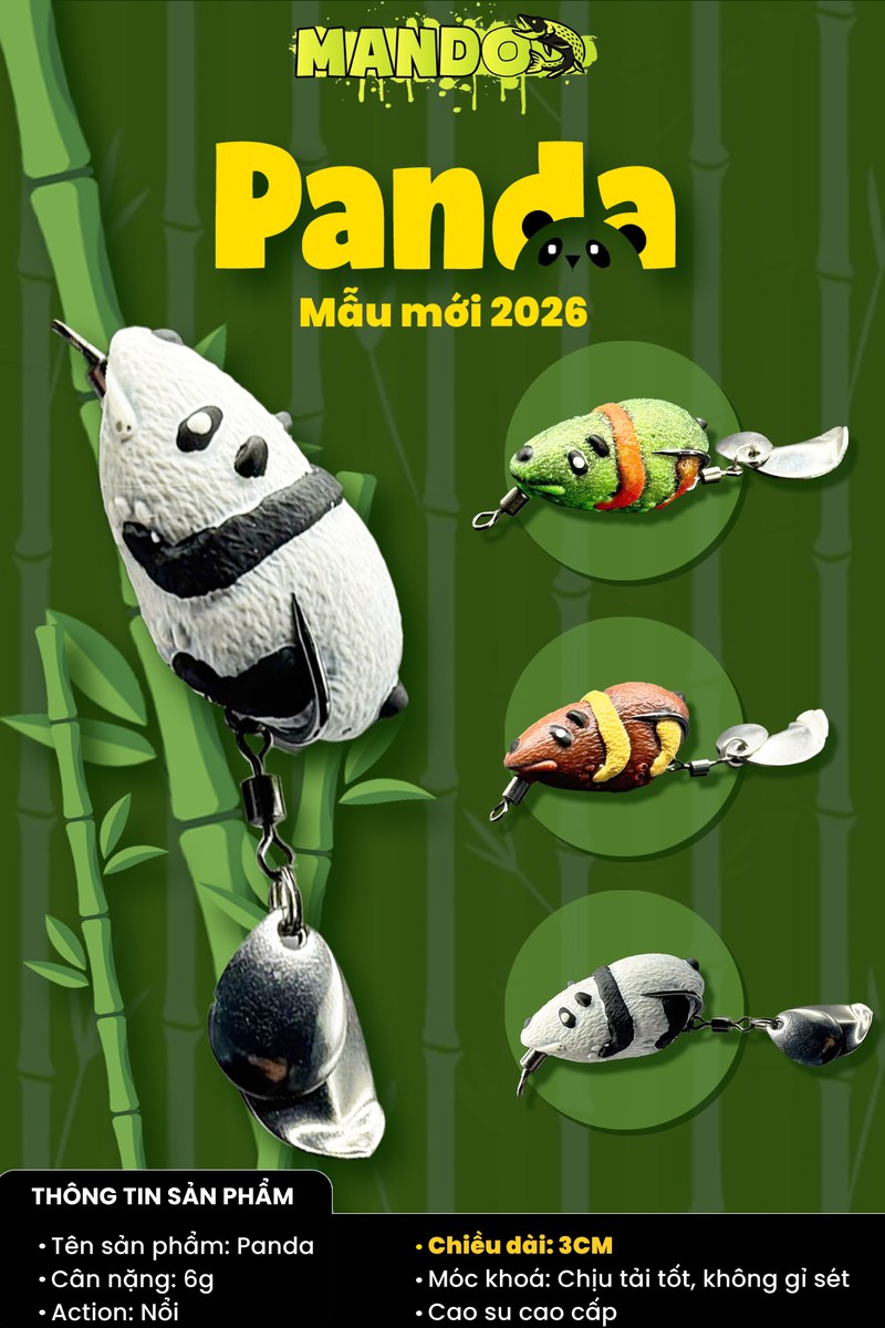 Nhái Hơi Mando Panda Chính Hãng – MO84 Nhái Hơi Mando Panda Chính Hãng – MO84
