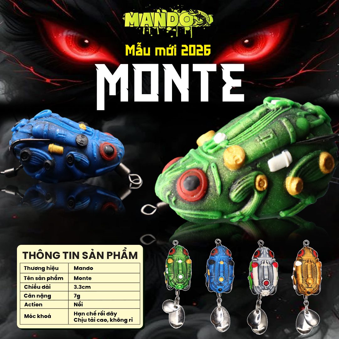 Nhái Hơi Mando Monte Chính Hãng – MO85 Nhái Hơi Mando Monte Chính Hãng – MO85