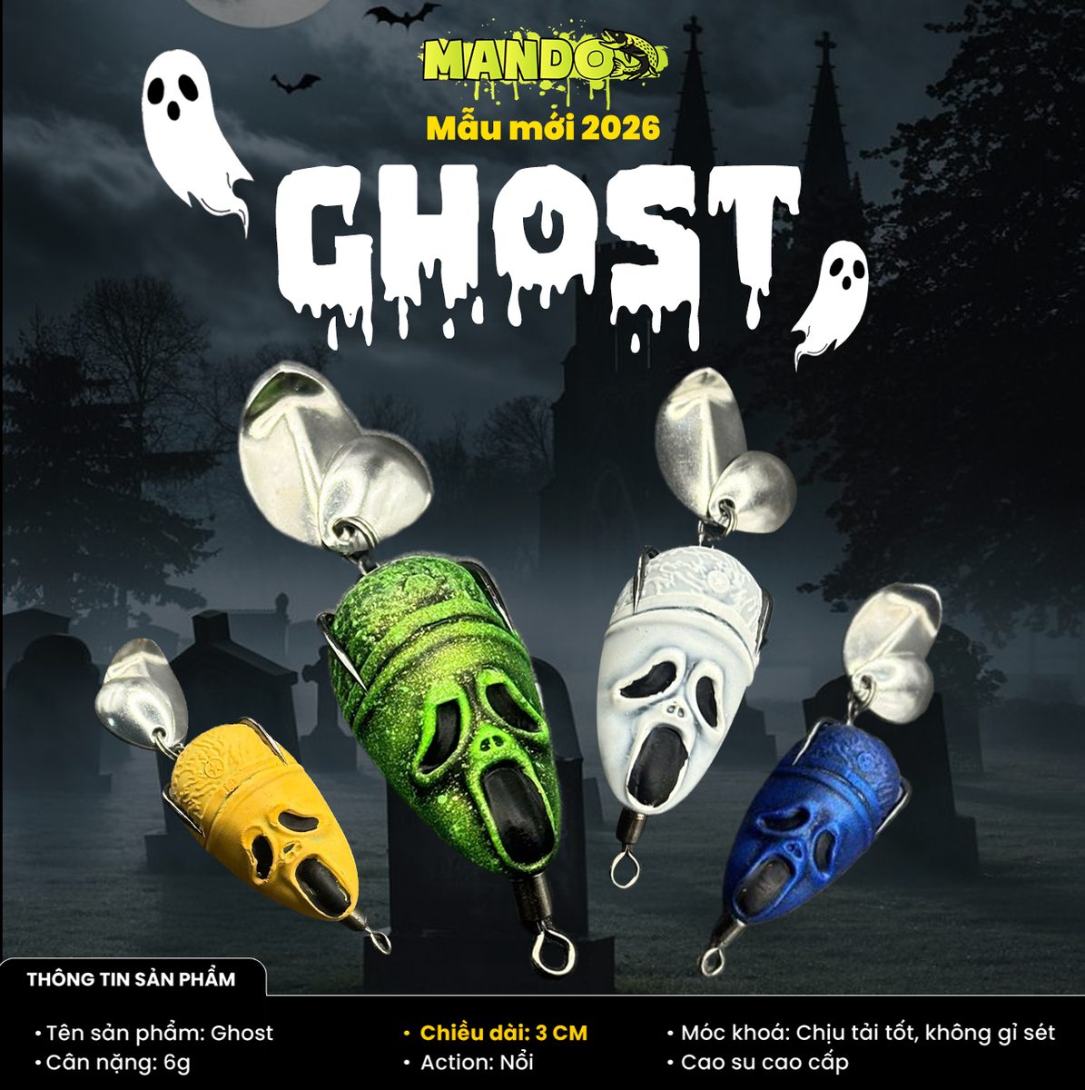 Nhái Hơi Mando Ghost Chính Hãng – MO86 Nhái Hơi Mando Ghost Chính Hãng – MO86