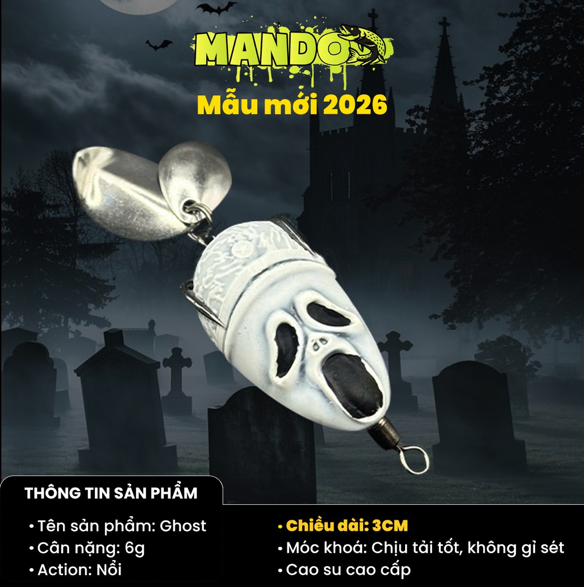 Nhái Hơi Mando Ghost Chính Hãng – MO86 Nhái Hơi Mando Ghost Chính Hãng – MO86