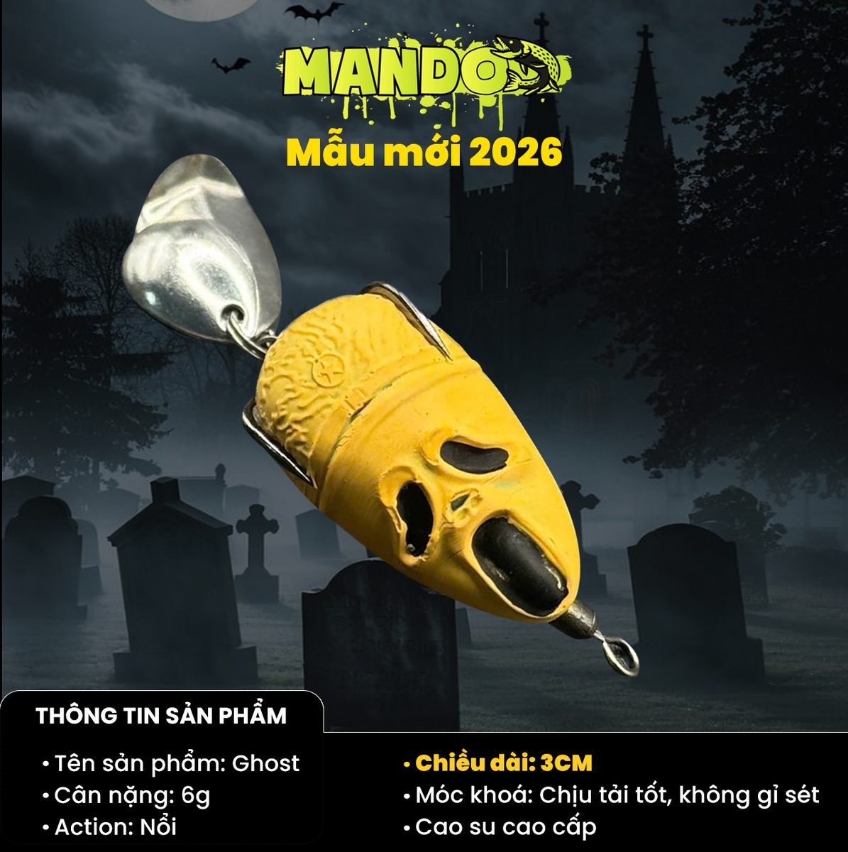 Nhái Hơi Mando Ghost Chính Hãng – MO86 Nhái Hơi Mando Ghost Chính Hãng – MO86