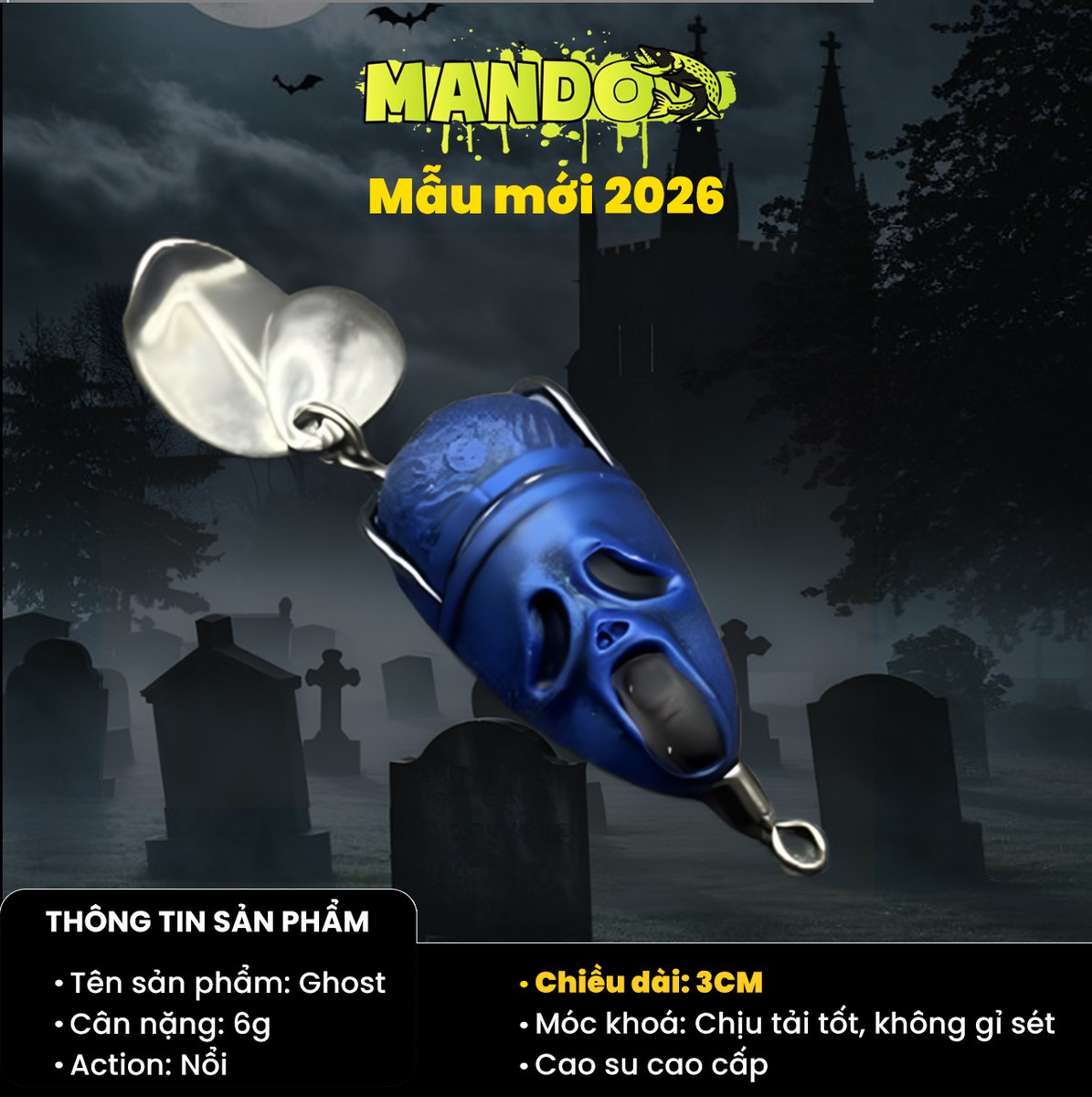 Nhái Hơi Mando Ghost Chính Hãng – MO86 Nhái Hơi Mando Ghost Chính Hãng – MO86