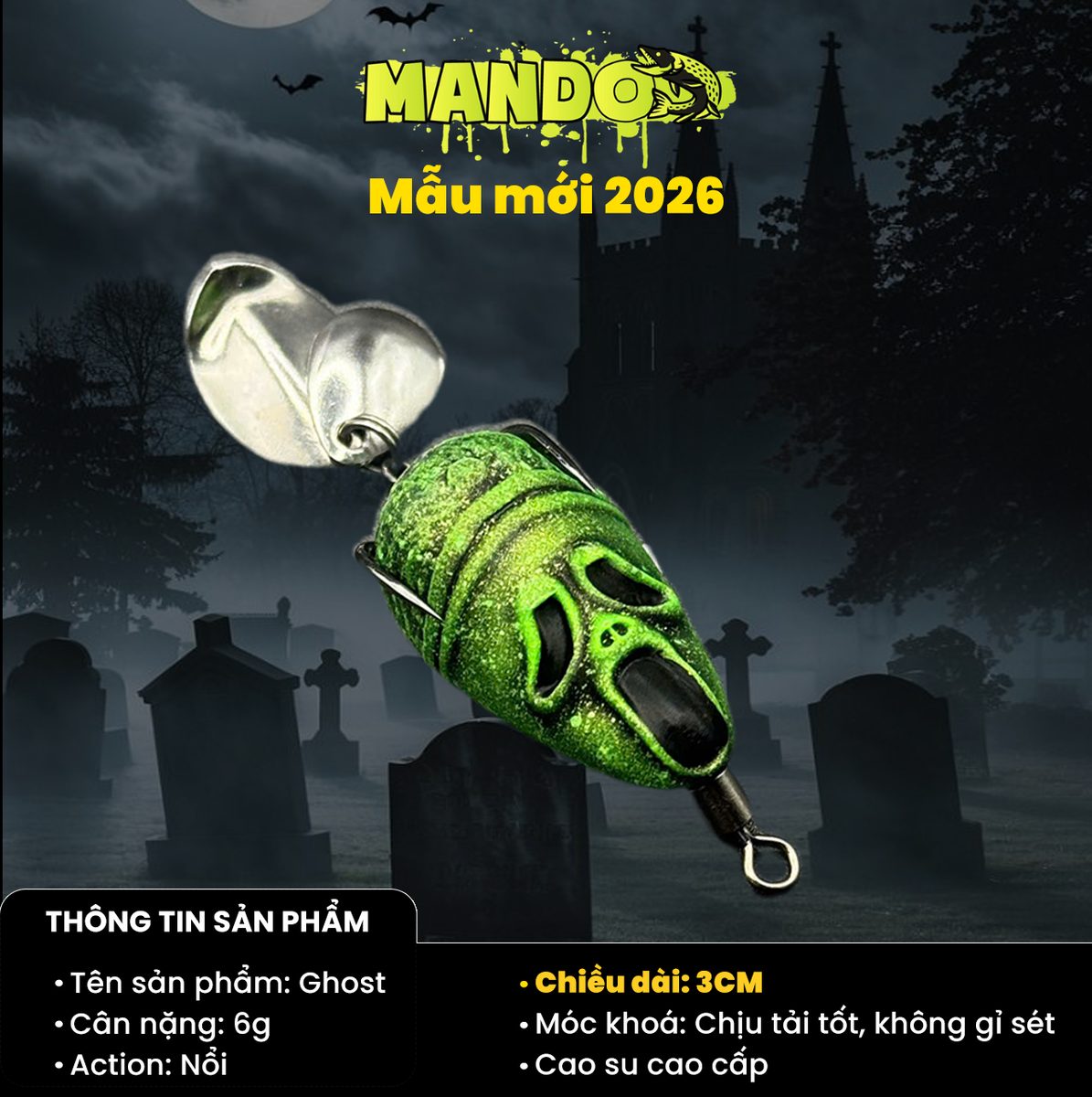 Nhái Hơi Mando Ghost Chính Hãng – MO86 Nhái Hơi Mando Ghost Chính Hãng – MO86