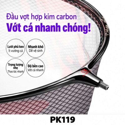 Đầu Vợt Cá Hợp Kim Titan Chính Hãng Lianqiu – PK119