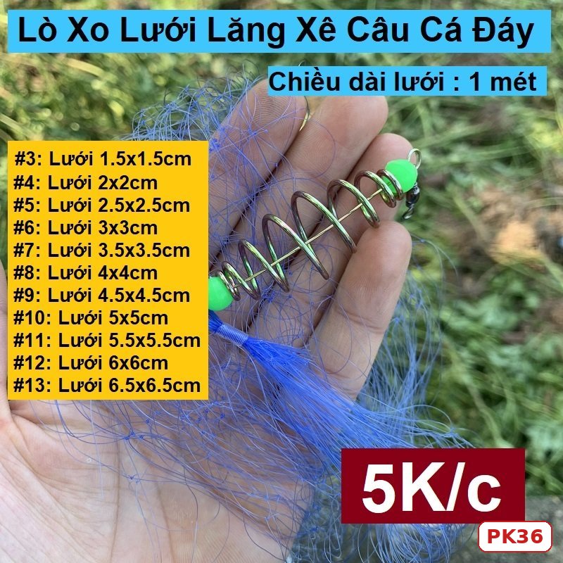 Lò xo lăng xê kèm lưới PK36 Lò xo lăng xê kèm lưới PK36