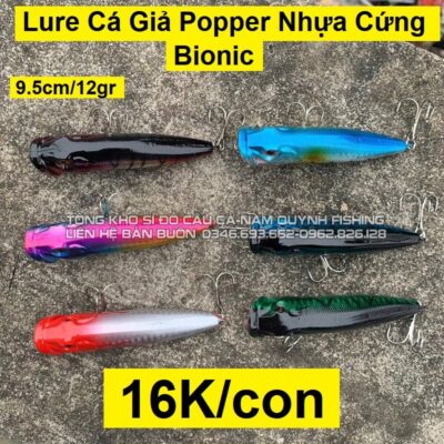 Mồi Popper nhựa cứng Bionic – MO55