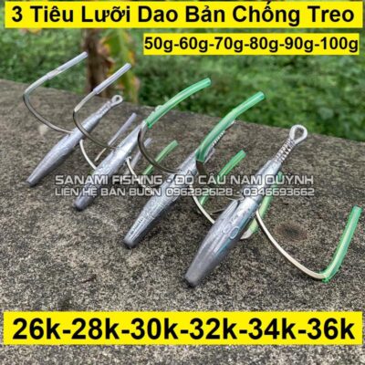 Lưỡi 3 Tiêu Chì Đúc Bản Chống Treo LC50