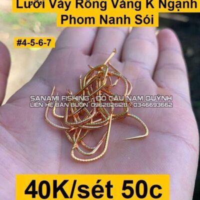 Lưỡi Vảy Rồng Vàng Không Nghạnh Cao Cấp ( Phom Nanh Sói ) - LC18