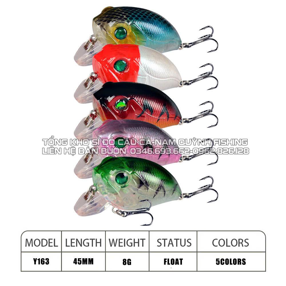 Mồi lure cá giả Fatso nổi mắt 3D – MO53 Mồi lure cá giả Fatso nổi mắt 3D – MO53