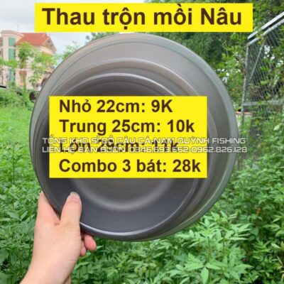 Bát (Thau) trộn mồi nâu - HPK12