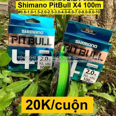 Dù shimano Pitbull X4 100m F1 - DDC01